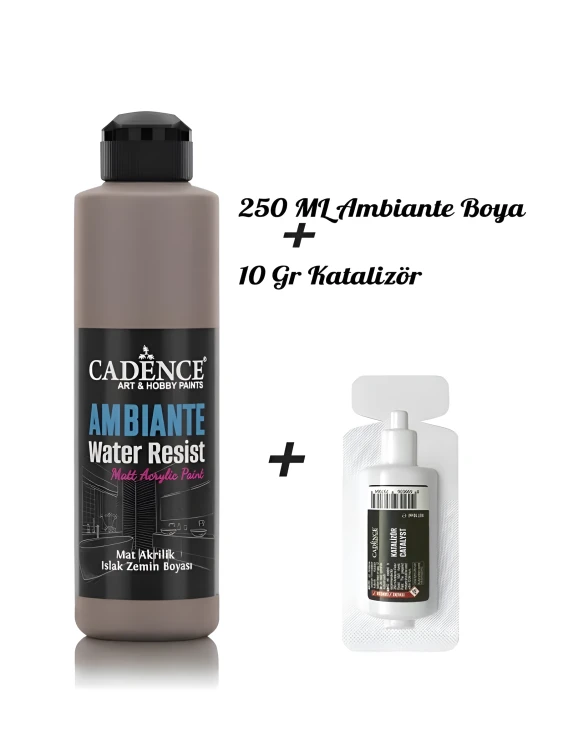 Водостойкая акриловая краска Cadence Ambiente Water Resist Paint 250 ml. Mink AW-17