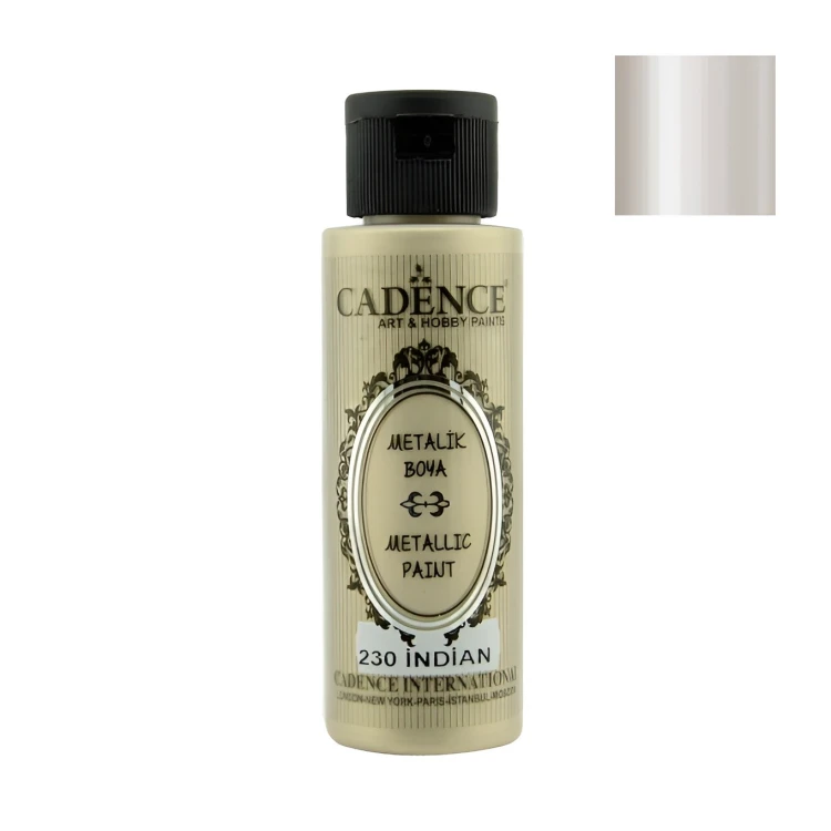 Акриловая краска с эффектом "металлик" Cadence Metallic Paint, 70 ml. Indian-230