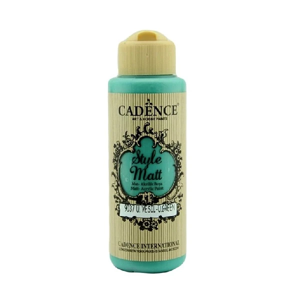 Акриловая краска Cadence Style Matt Acrylic Paint, 120 ml. Ultra Marine Green S-9037