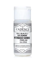 Акриловый глянцевый лак Cadence Water Based Acrylic Varnish, 25 ml. Gloss