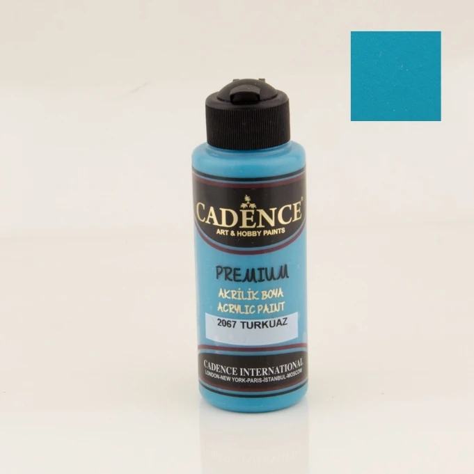Cadence акриловая краска Premium Paint, 750 мл. БИРЮЗОВЫЙ-2067