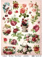Декупажная карта на рисовой бумаге Cadence Rice Paper А-3, №206