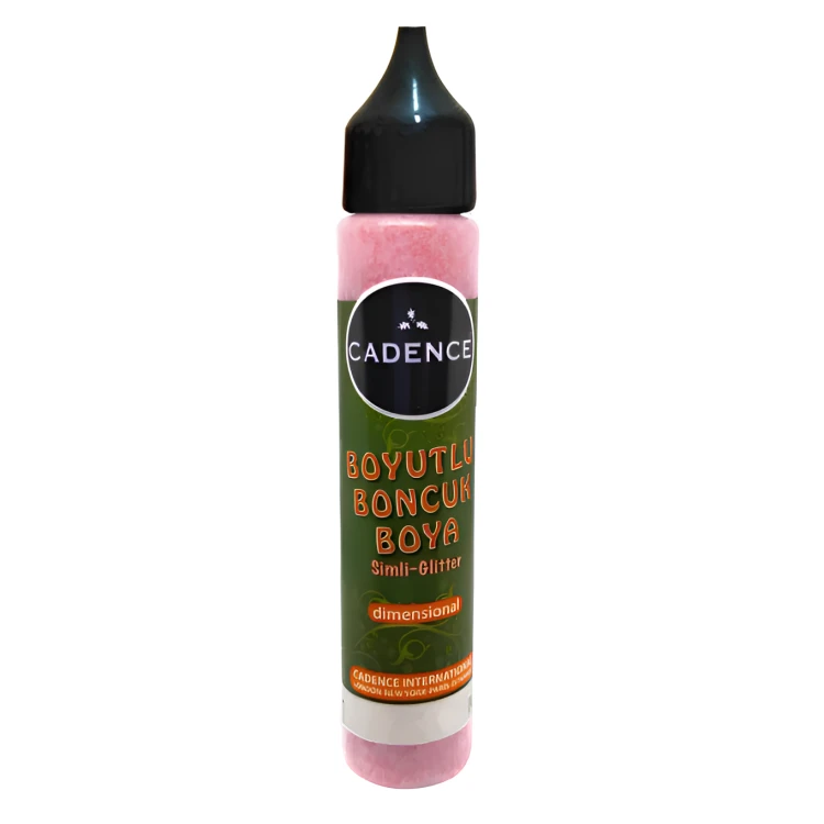 Краска Cadence Glitter Dimensional Paint, 25 ml. Dry Rose-467