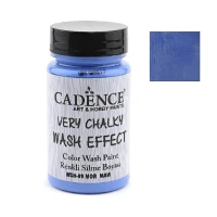Акриловая краска Cadence Very Chalky Wash Effect. Purple Blue WSH-09