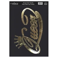 Трансфер по ткани Cadence Fabric Metal Leaf Transfer 21 х 30 см. VT-007
