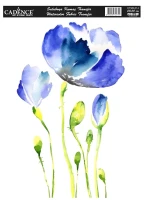Трансфер по ткани Cadence Watercolor Fabric Transfer 25 х 35см. KTSB-014