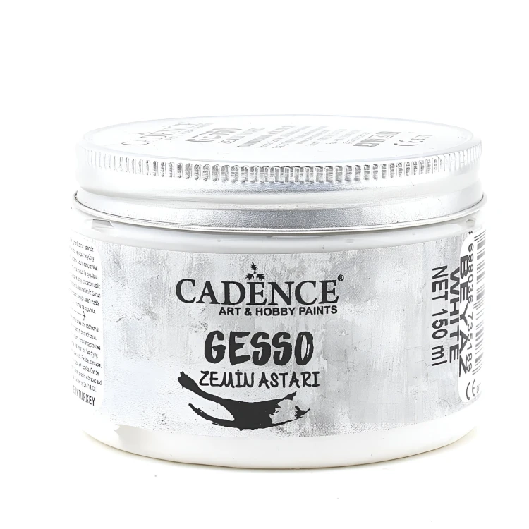 Акриловый грунт Cadence Gesso, 150 ml. White