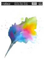 Трансфер по ткани Cadence Watercolor Fabric Transfer 25 х 35см. KTSB-004