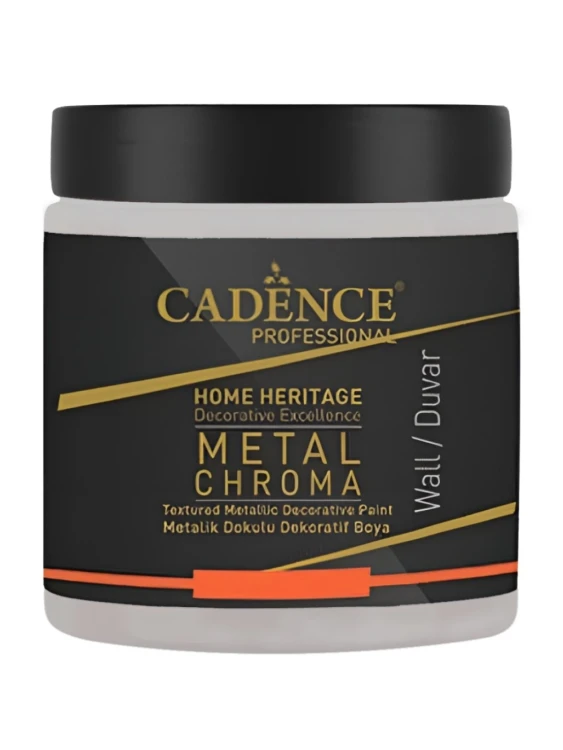 Текстурная краска Cadence Metal Chroma Thin, 250 ml. MC-08 Silver