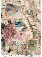 Декупажная карта на рисовой бумаге Cadence Rice Paper А-3, №343