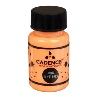 Акриловая краска Cadence Glow In The Dark. Orange-580